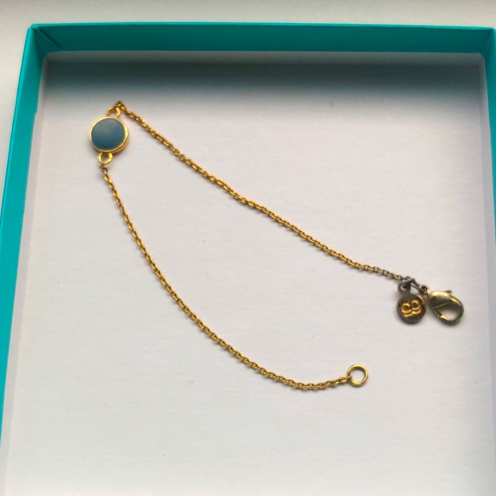 Gorjana Teal Reversible Enamel Bracelet
